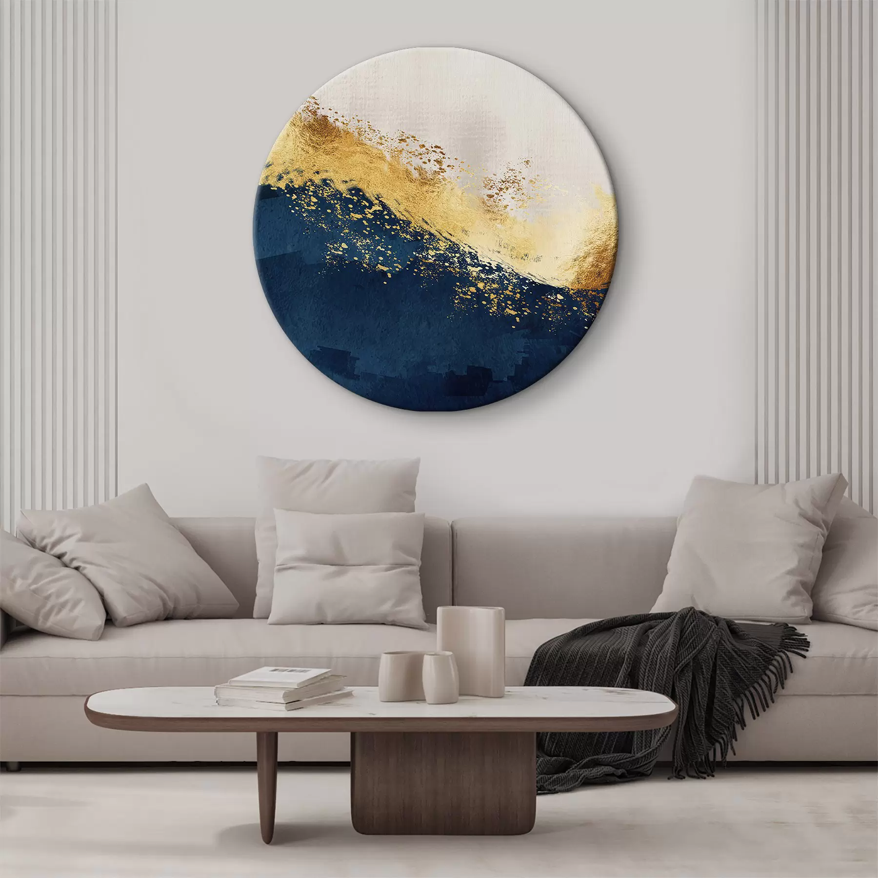 Glezna Balts un zils r34212