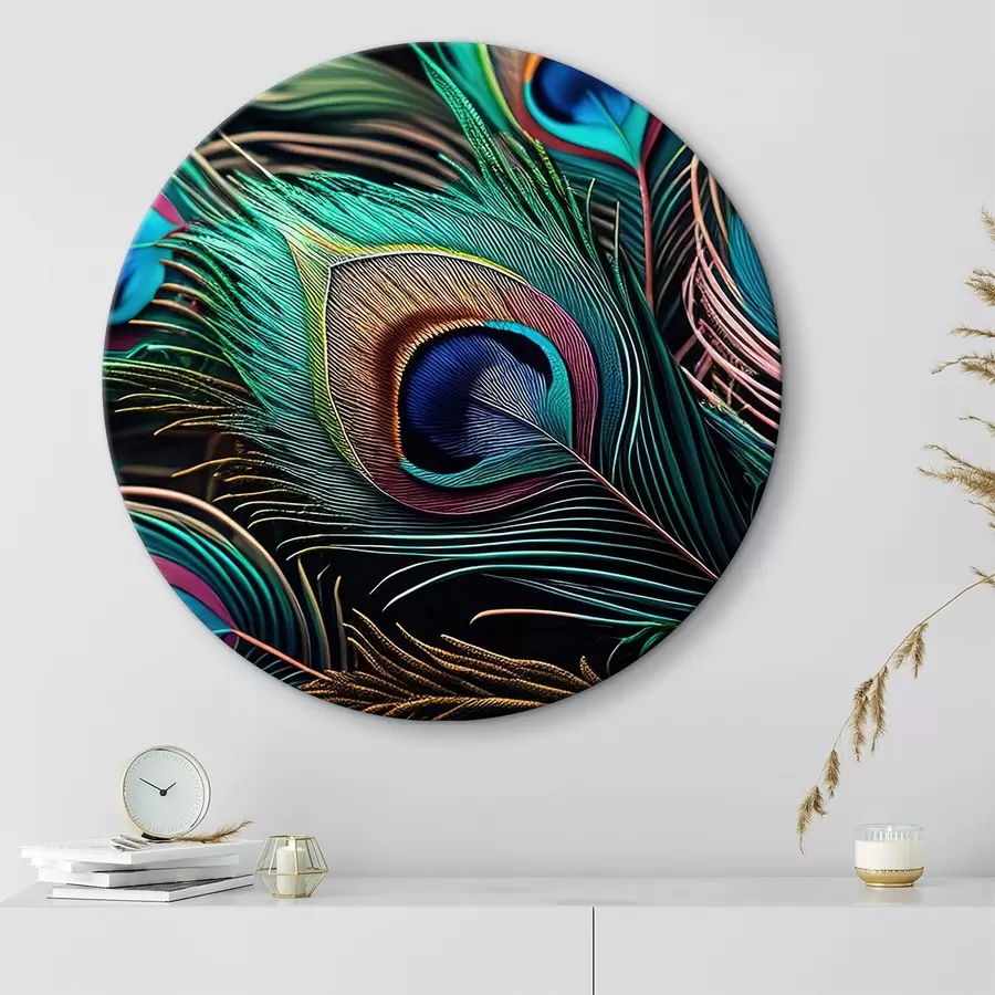 Glezna Spilgtas pāvu spalvas r34871