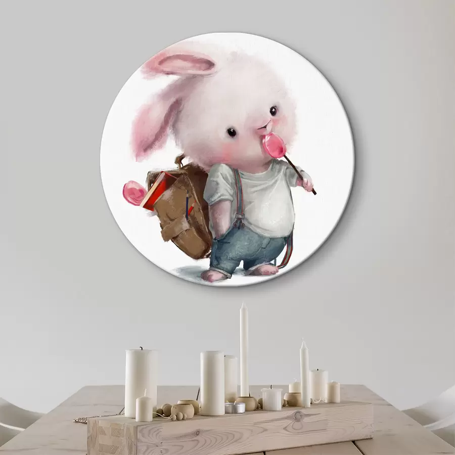 Glezna Students Zaķis 1. septembris r34981