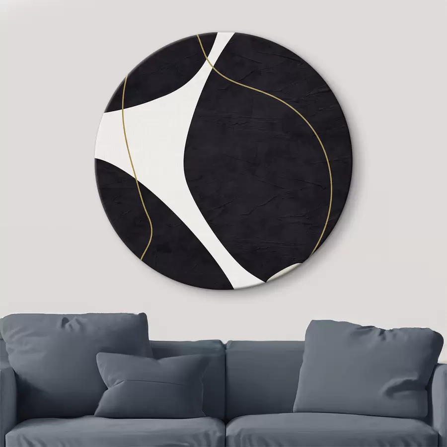 Glezna Eleganti vienkrāsas harmonijas virpuļi r36036