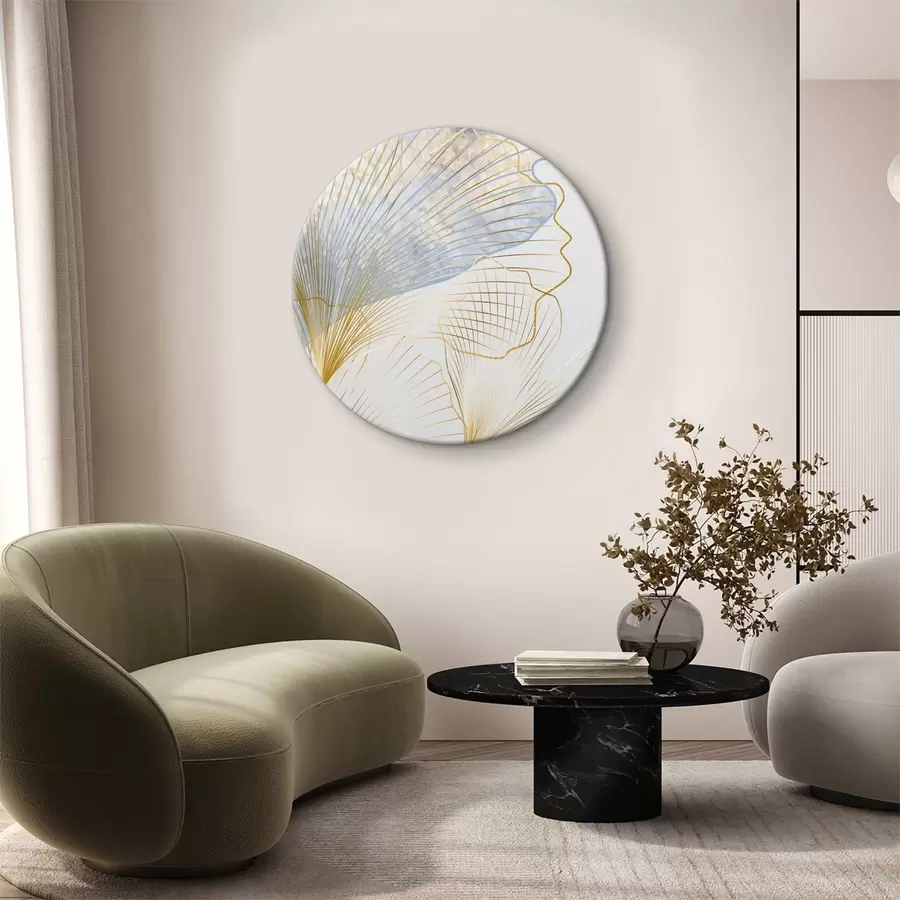 Glezna Ginkgo biloba lapas r36487