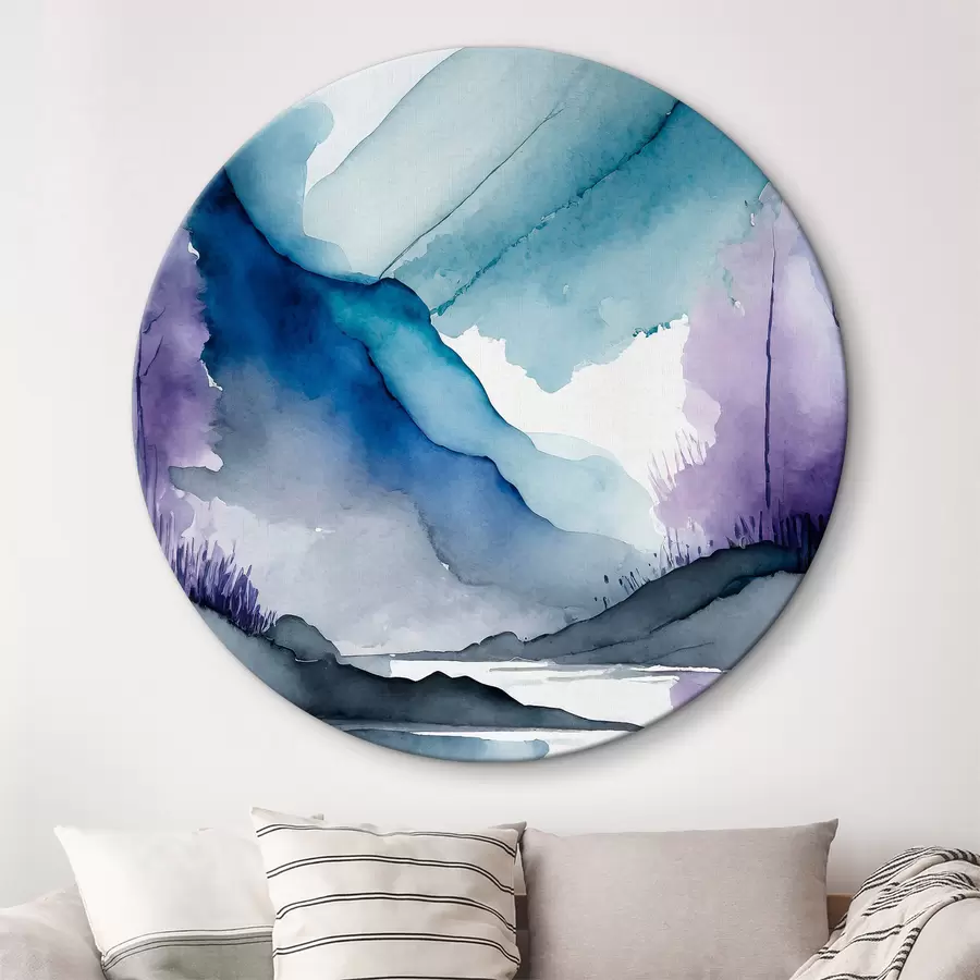 Glezna Miglaini kalni un mierīgi ūdeņi r36494