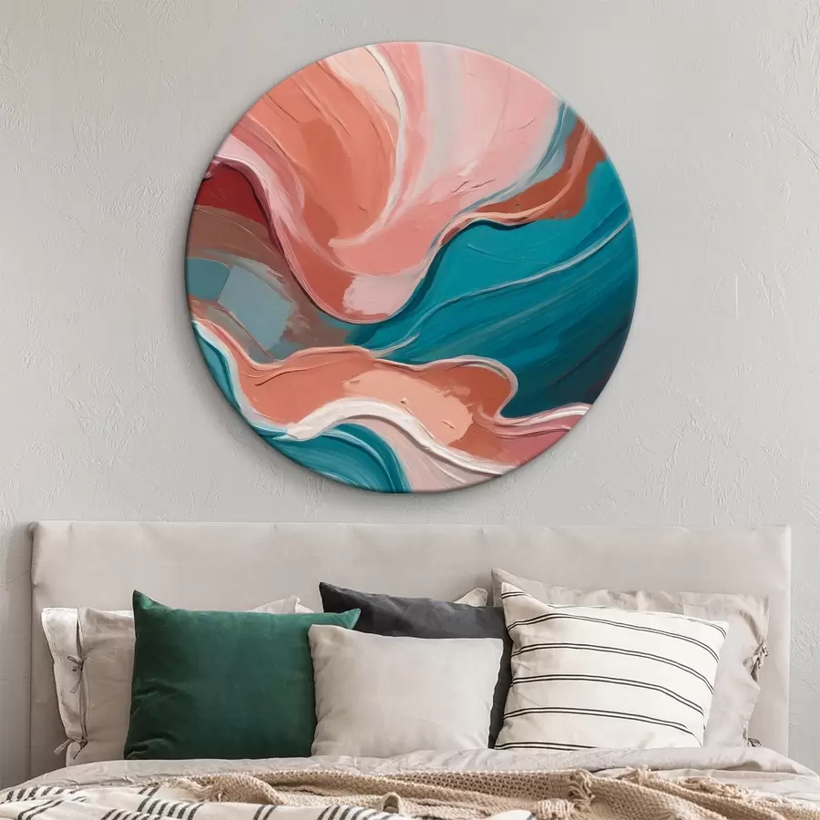 Glezna Plaši mierīgu krāsu triepieni r36509