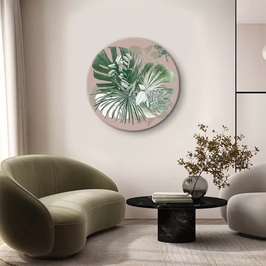 Glezna Zaļo lapu grupa r36718