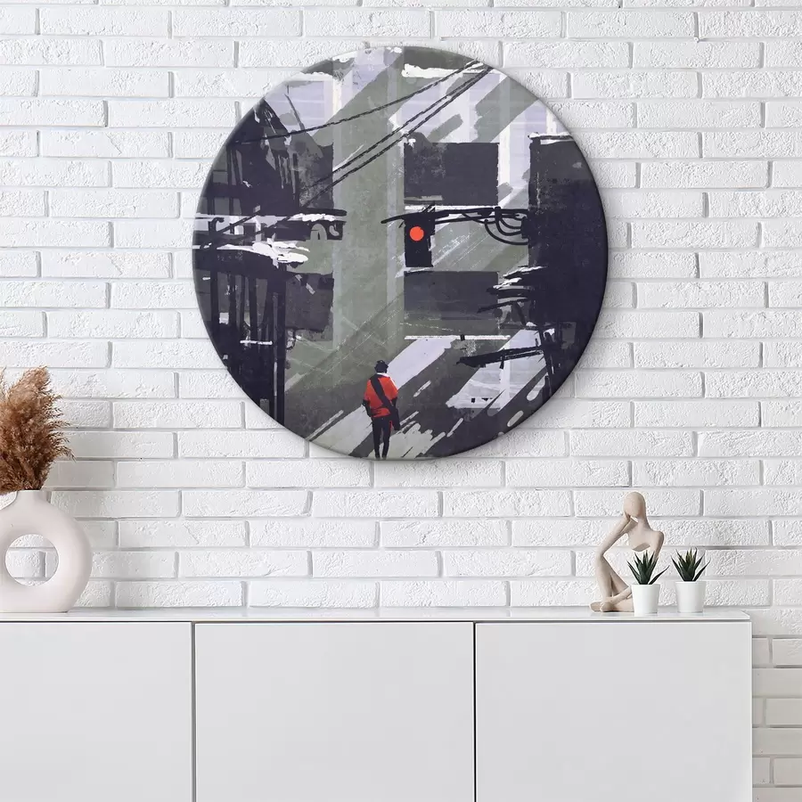 Glezna Sarkanā gaisma pilsētā r37098