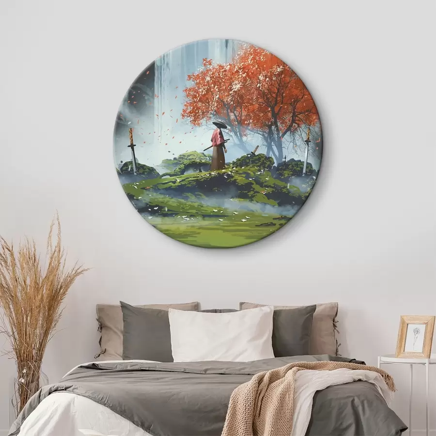 Glezna Vientuļš japāņu samurajs r37105