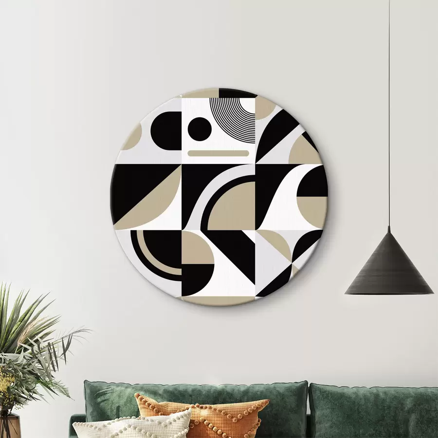 Glezna Ģeometrisko figūru modelis r37146