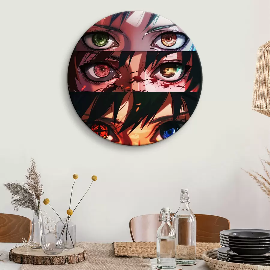 Glezna Karikatūru acu kolāža r37259