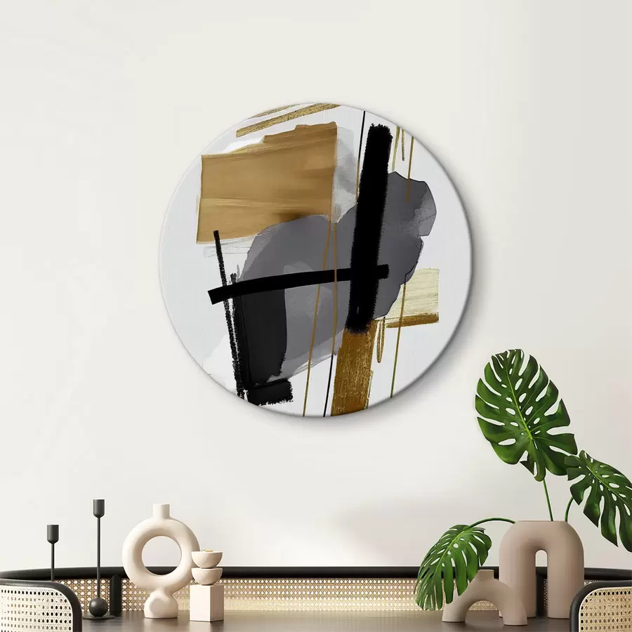 Glezna Otas triepieni un abstraktas līnijas r37282