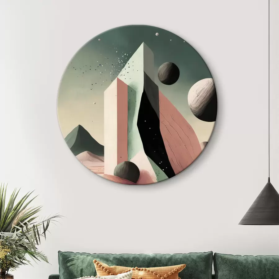 Glezna Digitālā tuksneša ainavu māksla r37363