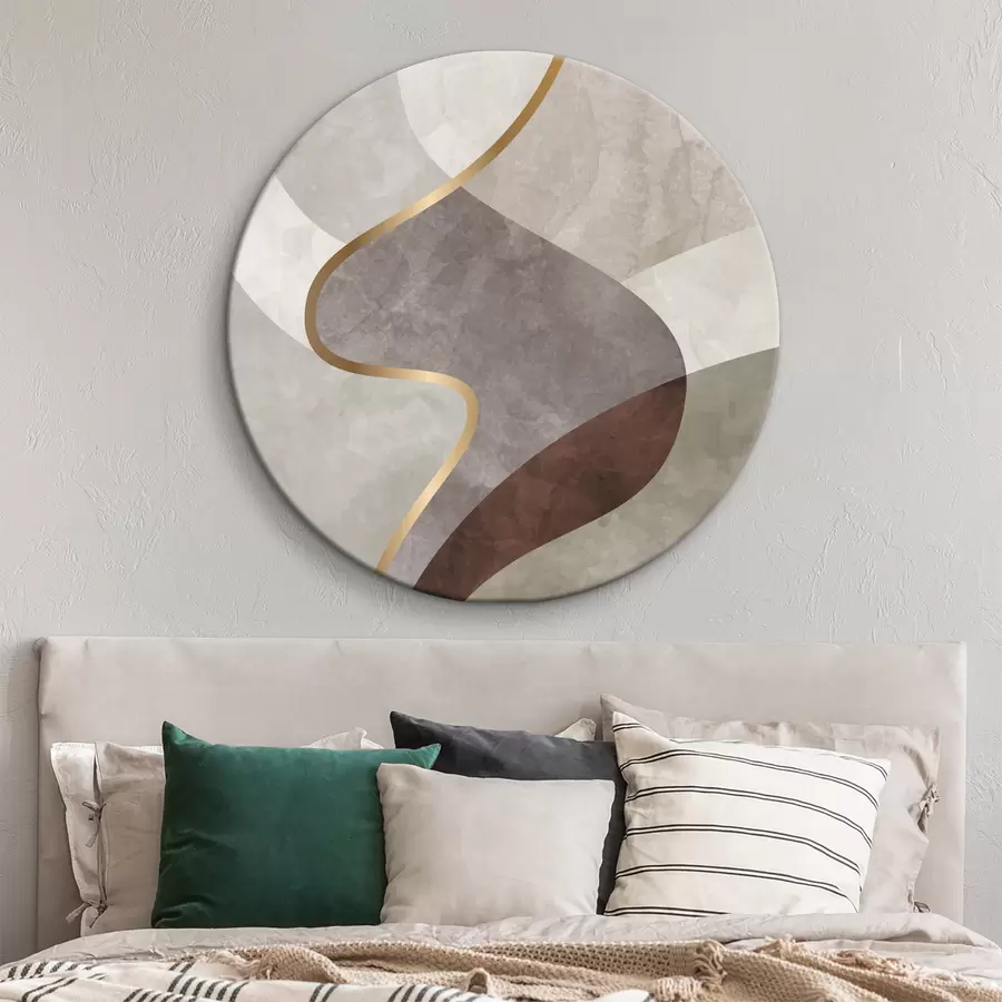 Glezna Akvareļu ģeometriskā abstrakcija r37489