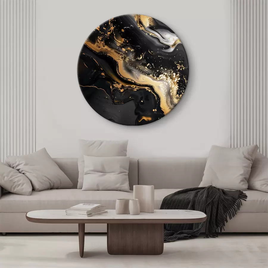 Glezna Eboni un krēma krāsas viļņi r37767