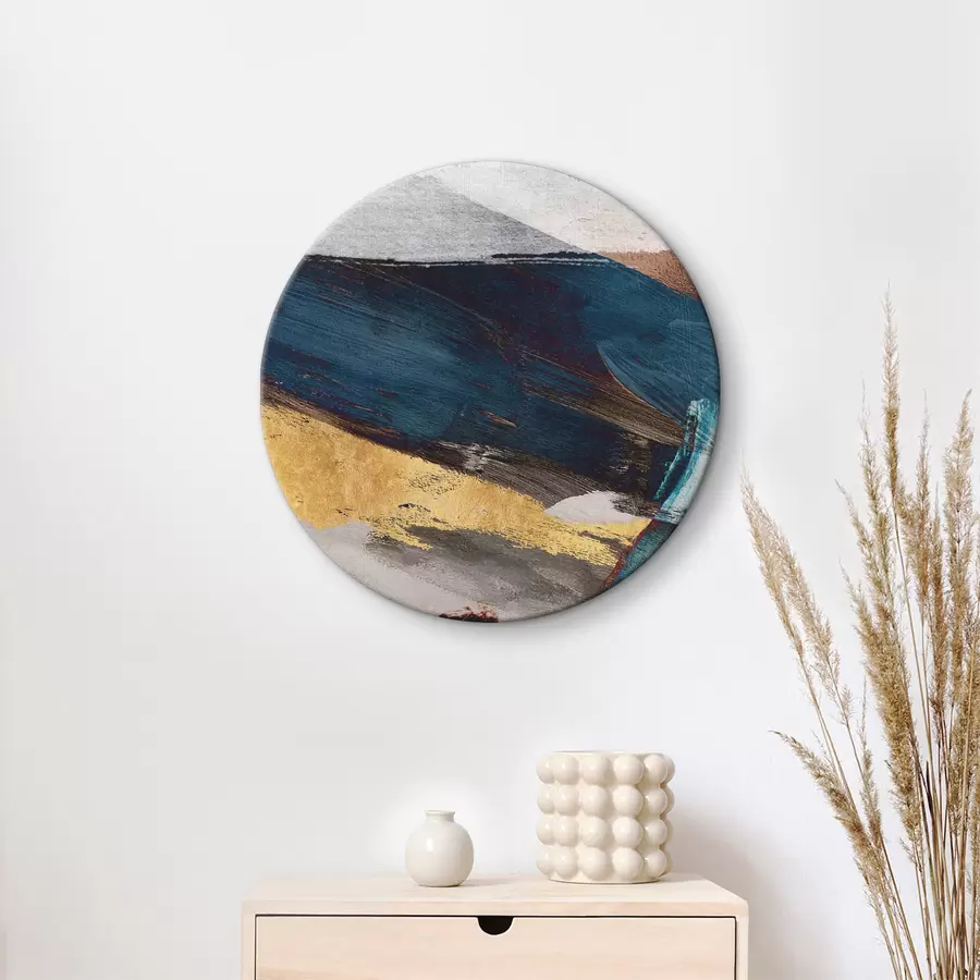 Glezna Abstraktie viļņi spilgtās krāsās r37891