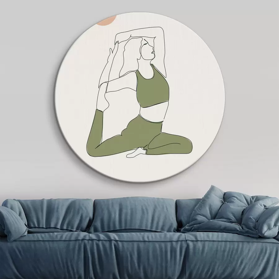 Glezna Gracioza poza zem saules r37988