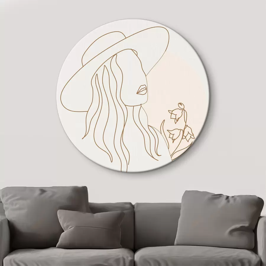 Glezna Elegantas līnijas un dabisks skaistums r38015