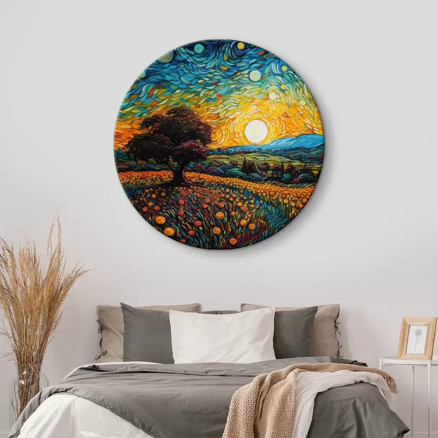 Glezna Spilgts saulriets r38059