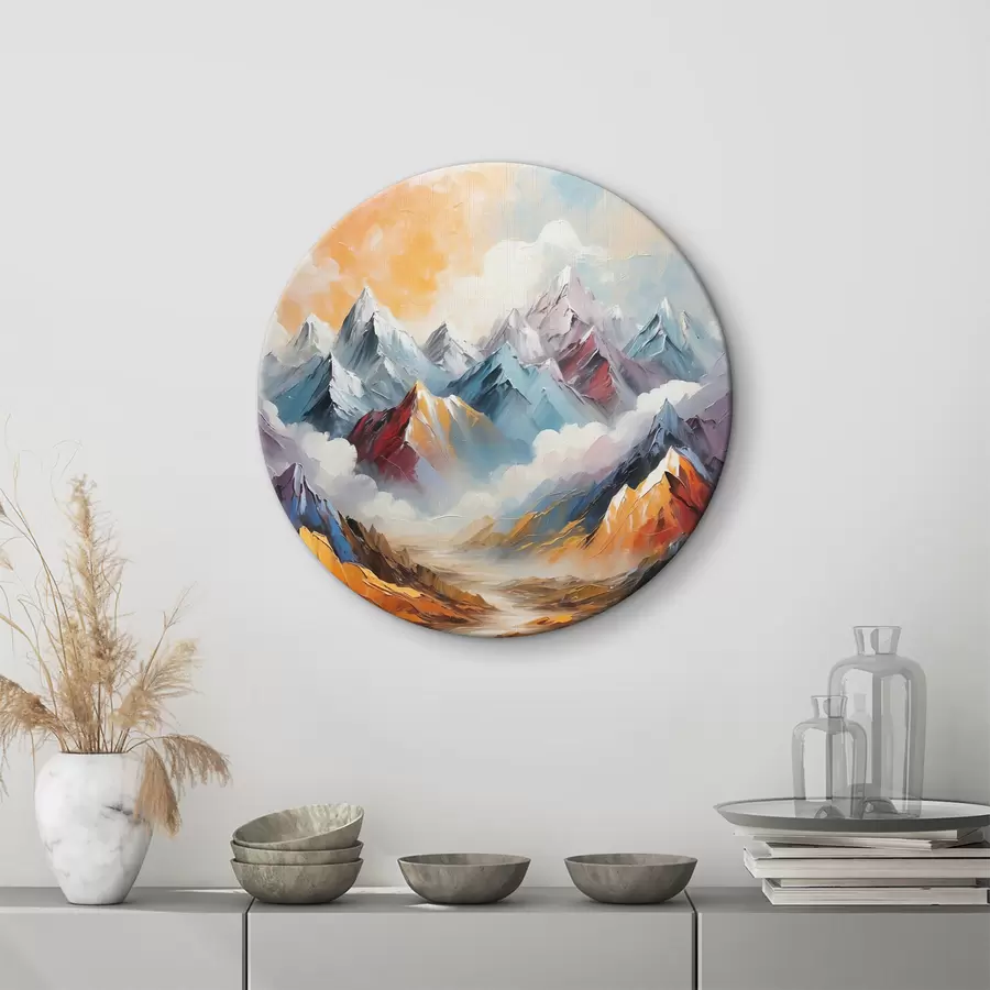 Glezna Majestātiskie kalni r38062