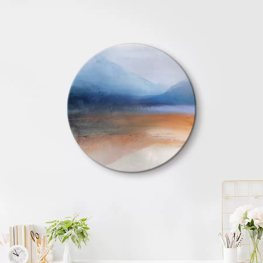 Glezna Akvareļu kalni un smiltis r38067