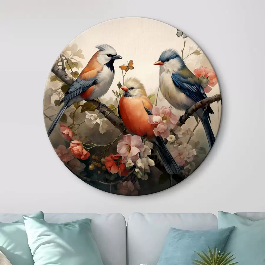 Glezna Putnu grupa uz zara ar ziediem r38103