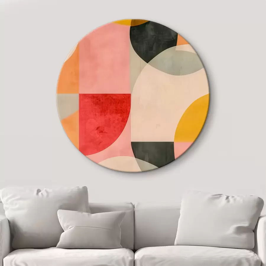 Glezna Krāsains raksts uz sienas r38144