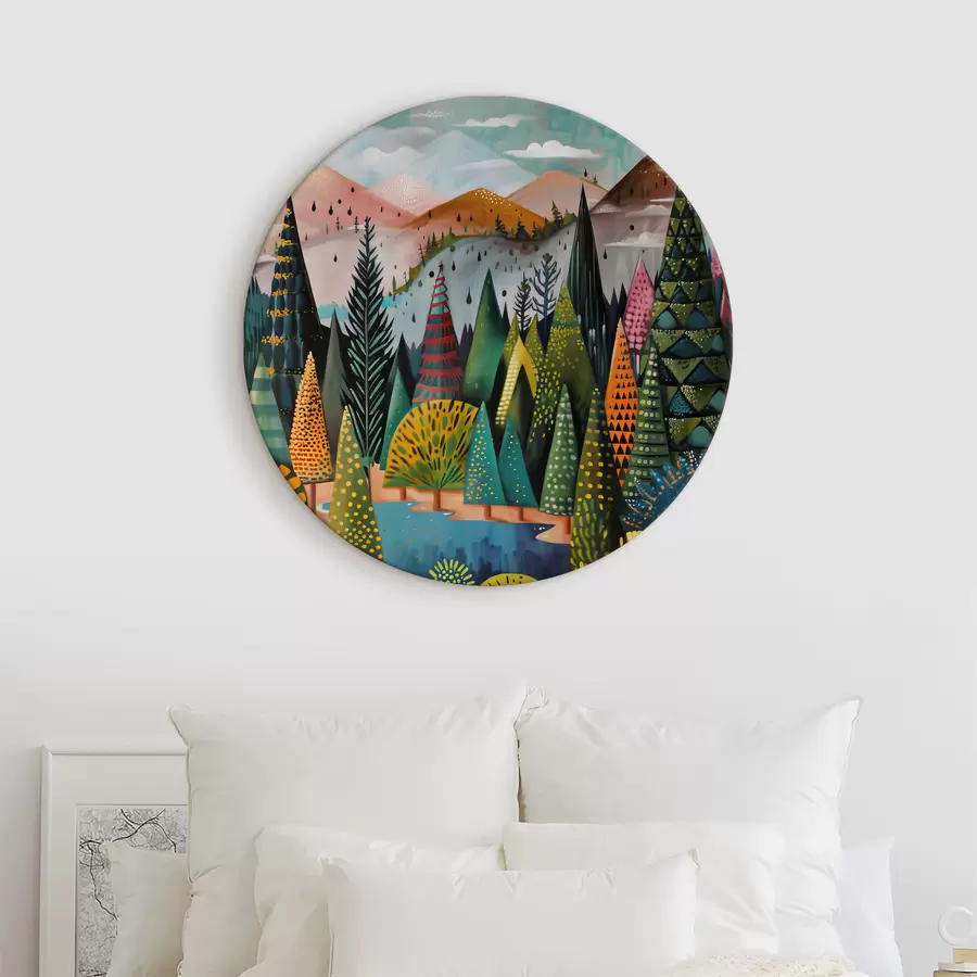 Glezna Koku un upes glezna r38157