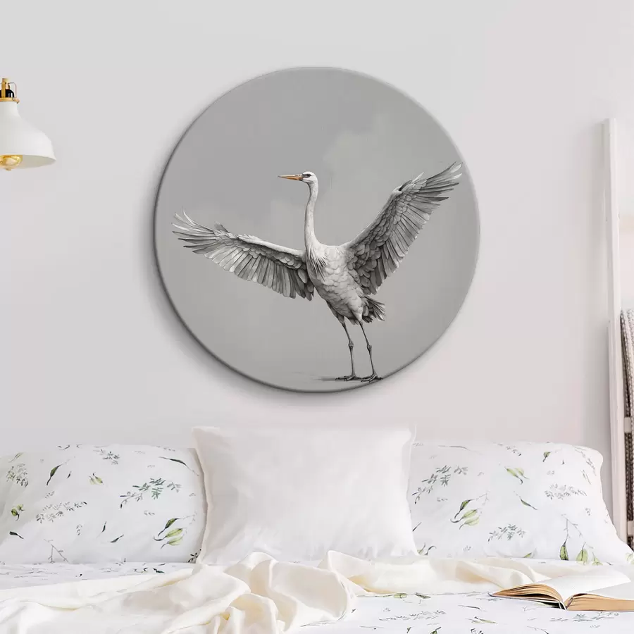 Glezna Putns ar izplestiem spārniem r38187