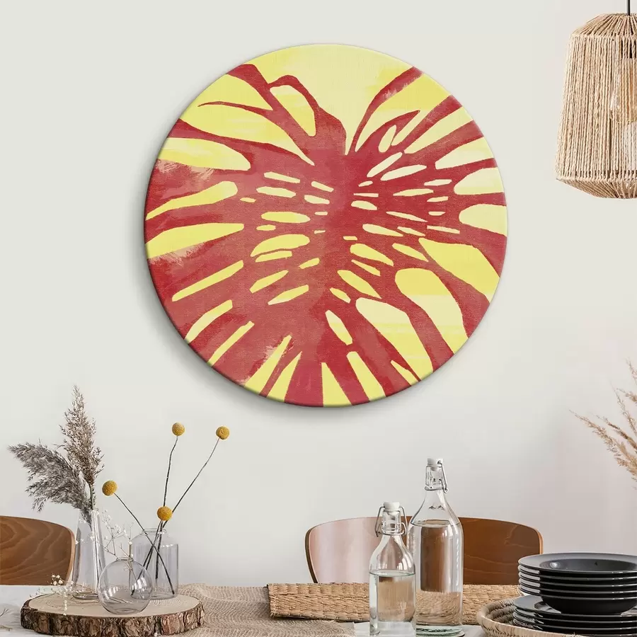 Glezna Spilgts abstrakts tropu sprādziens r38283