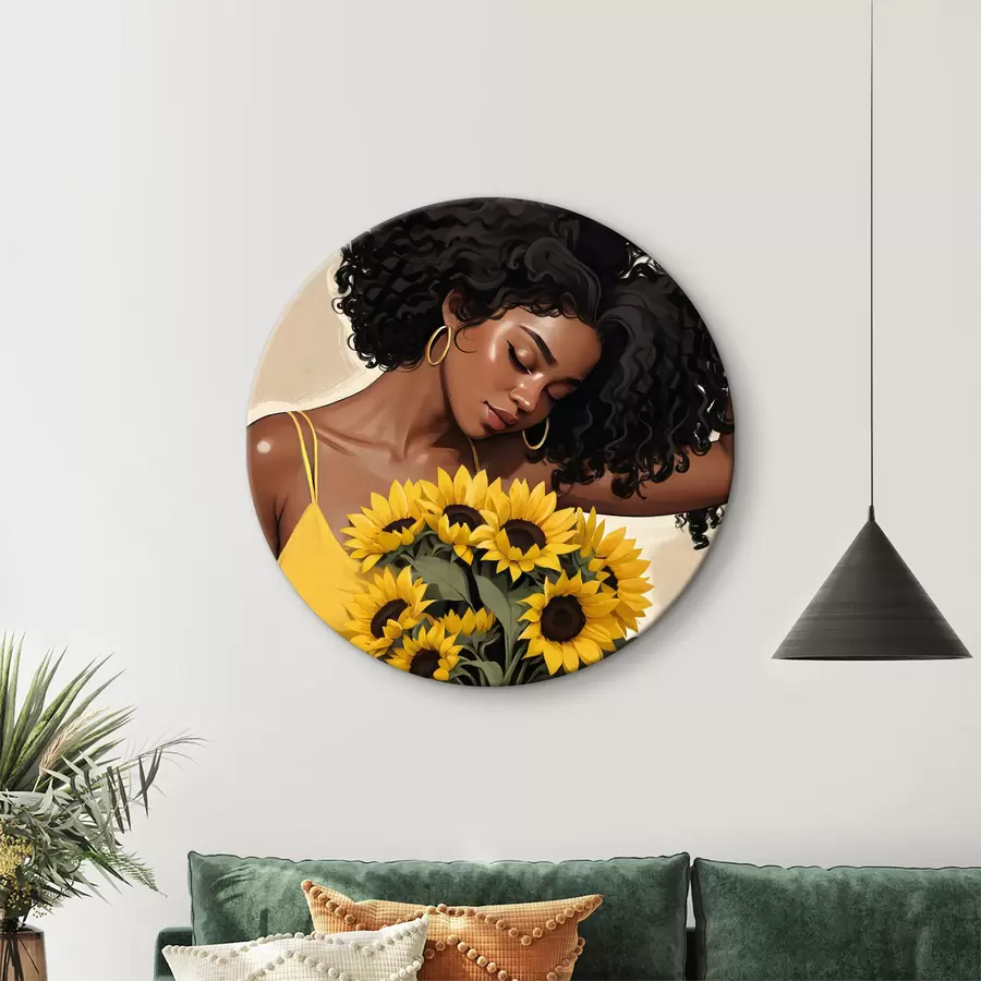 Glezna Skaistums saulespuķes elegancē r38287