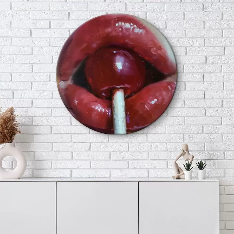 Glezna Tuvplāns uz muti ar konfektīti r38293