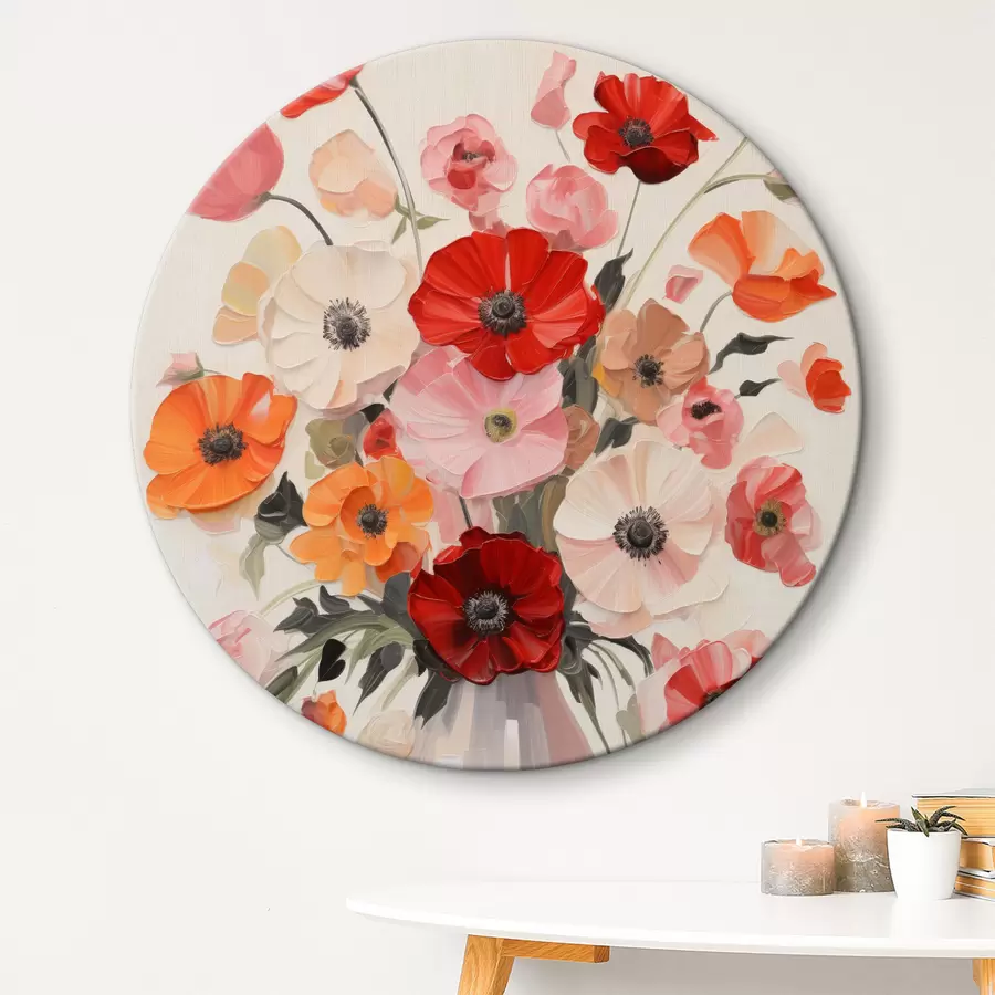 Glezna Puķu pušķis vāzē r40433