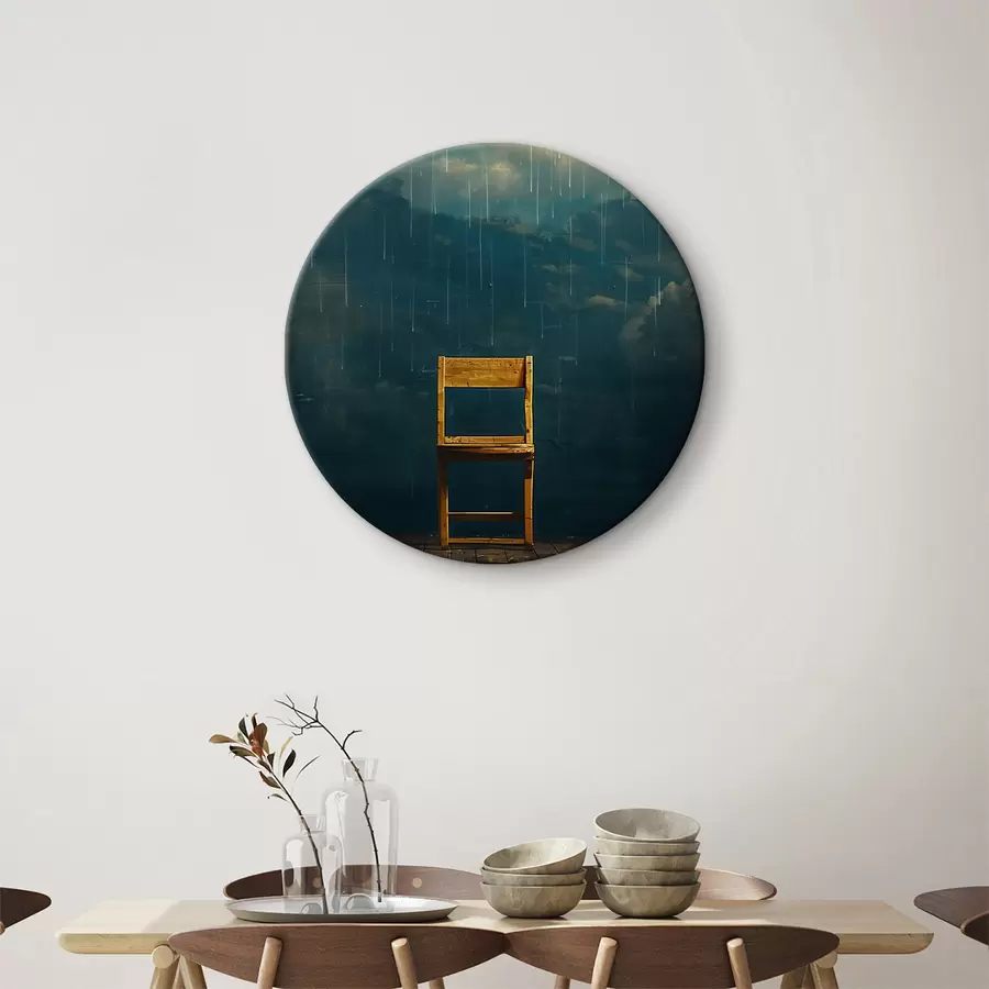 Glezna Krēsls pret debesīm r40436