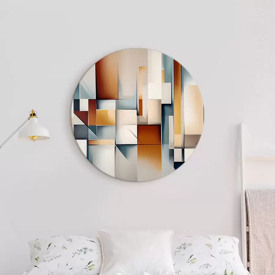 Glezna Ģeometriskā abstrakcija r40452