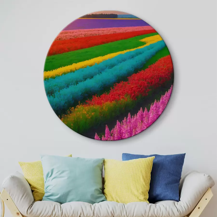 Glezna Krāsains ziedu lauks r40468