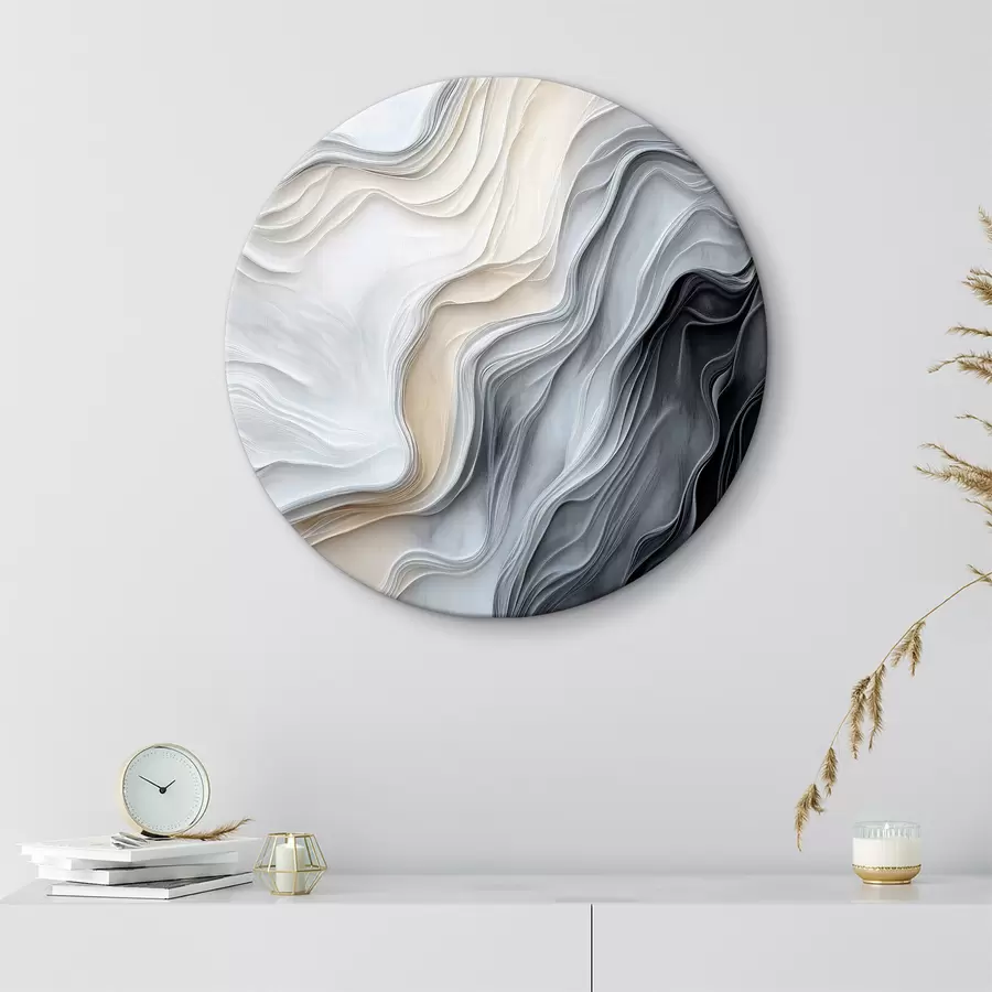 Glezna Abstraktie viļņi ar tekstūras imitāciju r40507