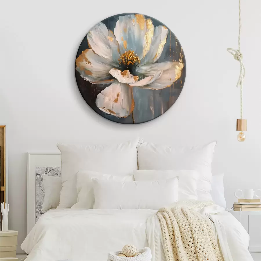 Glezna Liels balts zieds r40513