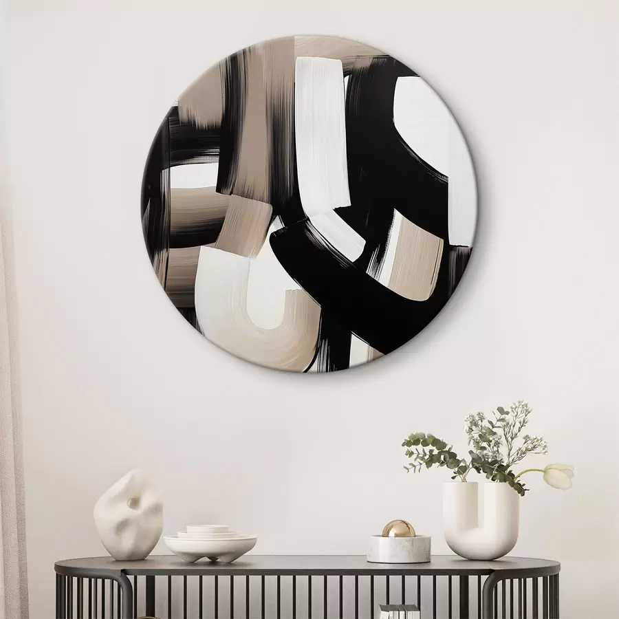 Glezna Abstraktā glezniecība ar lieliem triepieniem ar otu r40581