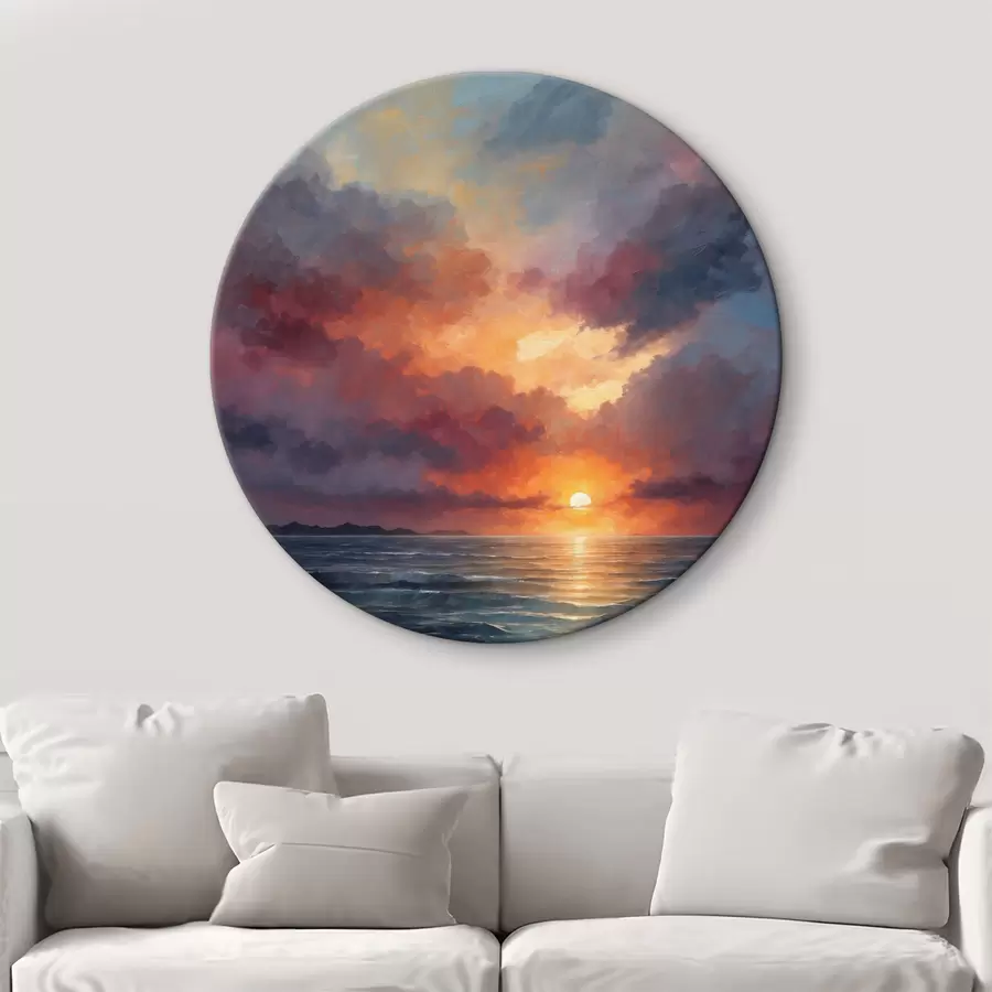 Fototapetes Saulriets virs jūras r40631