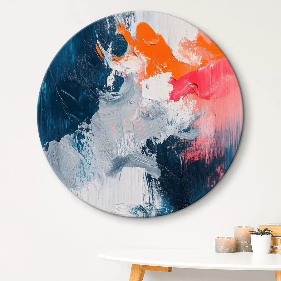 Glezna Krāsaina abstrakta eļļas glezna r40652