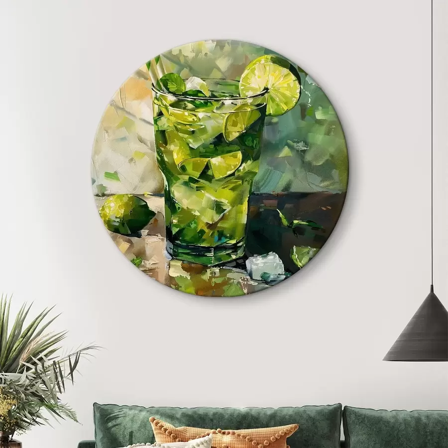 Glezna Karina Mojito akvareļu tehnikā r40775