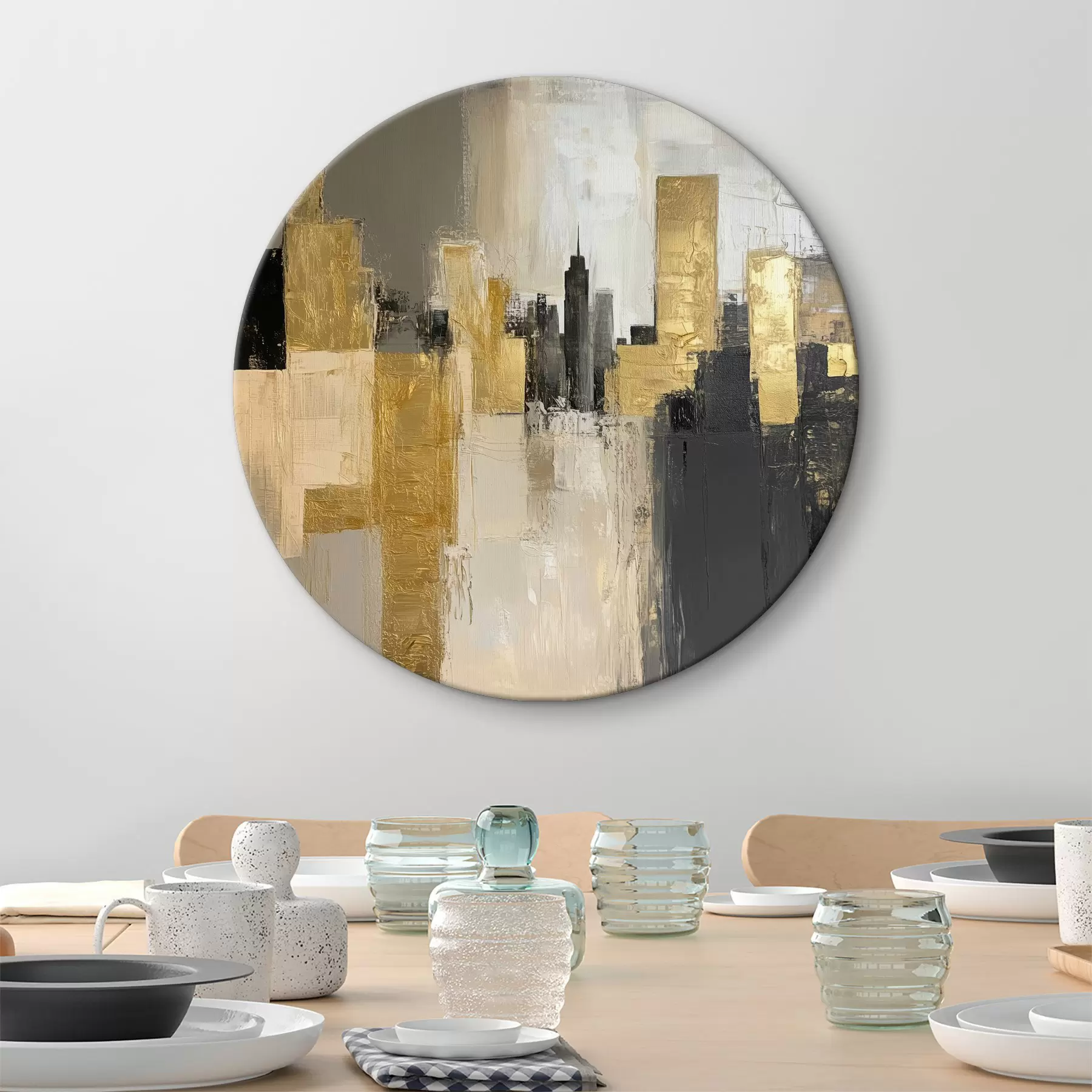 Glezna Abstrakts pilsētas attēls r40831