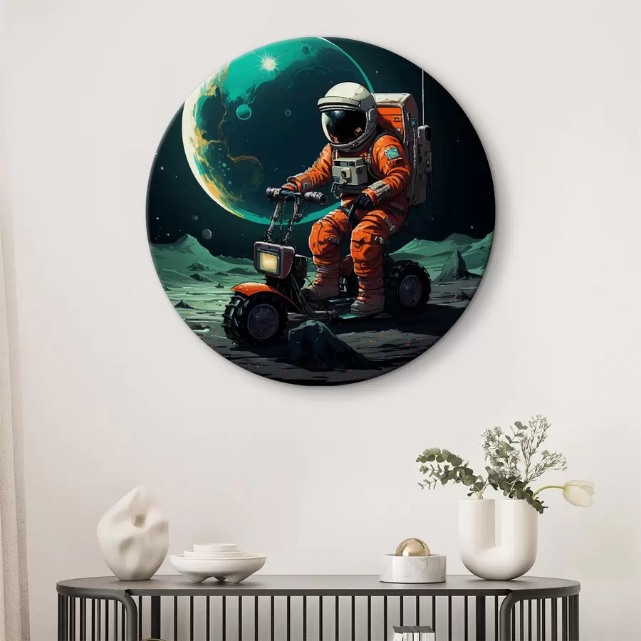 Glezna Astronauts uz Mēness r40837