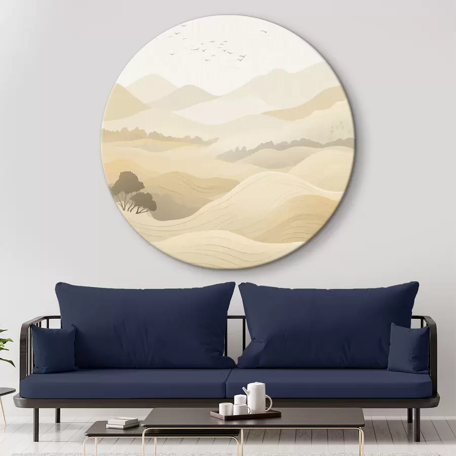 Glezna Kalni, maiga krāsa, koki r40845