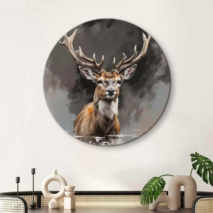 Glezna Brieži uz pelēka un melna fona r40865