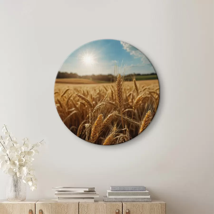 Fototapetes Kviešu lauks r40877