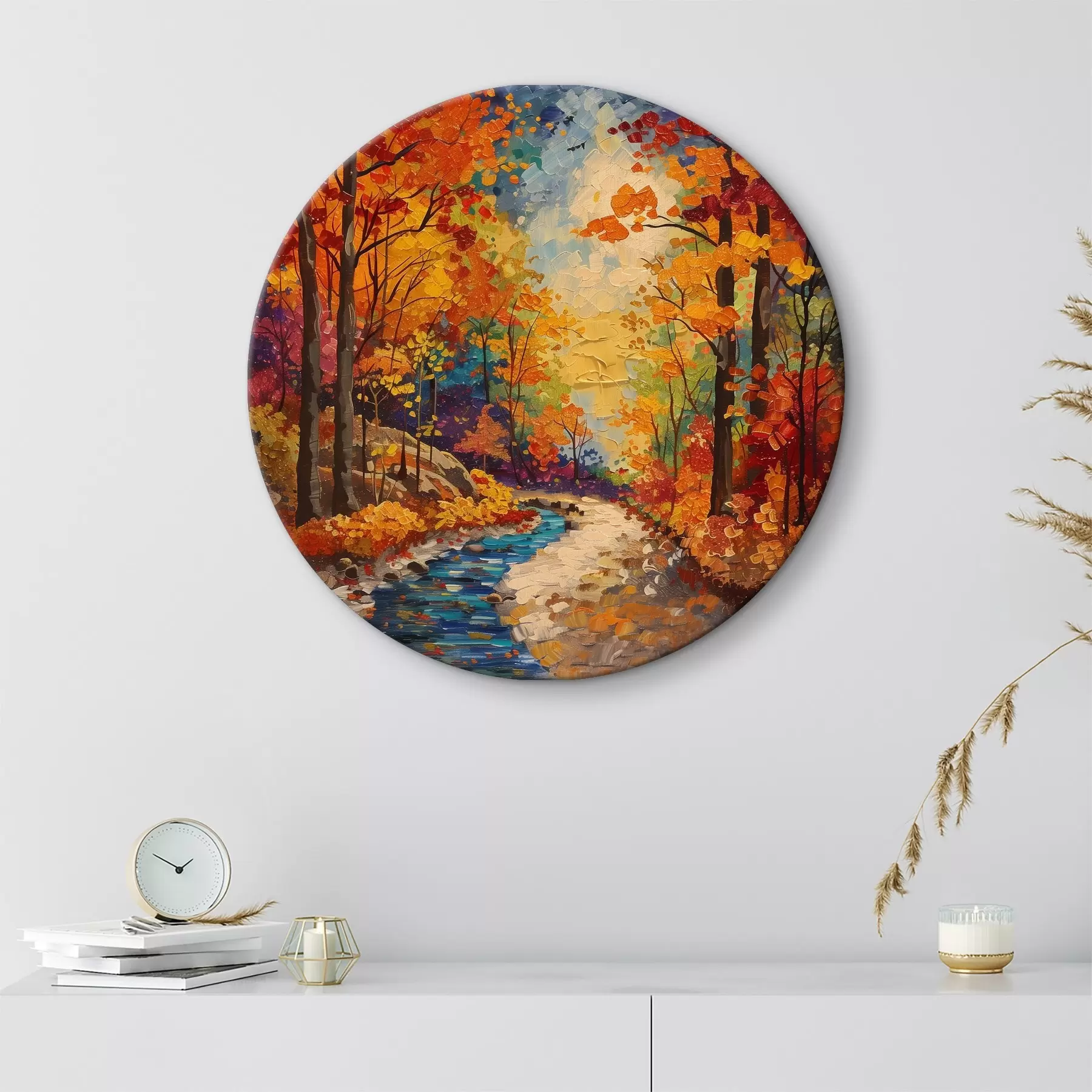 Glezna Ceļš mežā ar akvareļkrāsām r40901