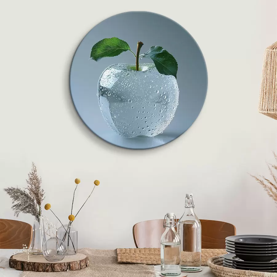 Glezna Stikla ābols rasas pilienos r40914