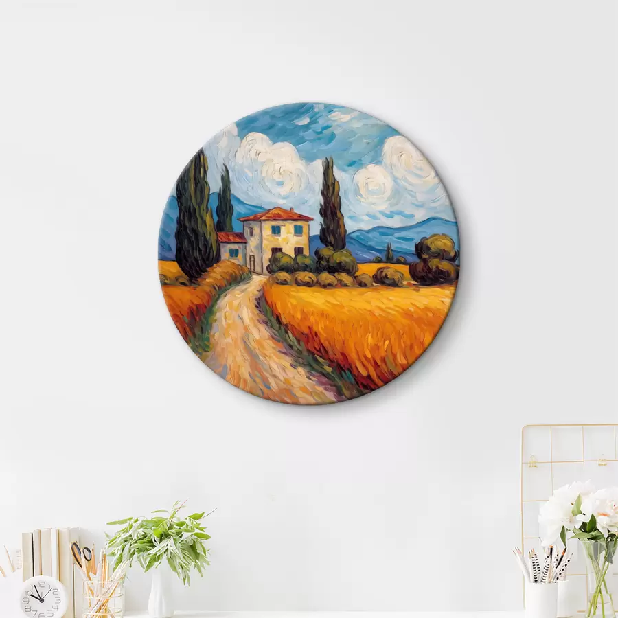 Glezna Saulaina diena Toskānā r41500