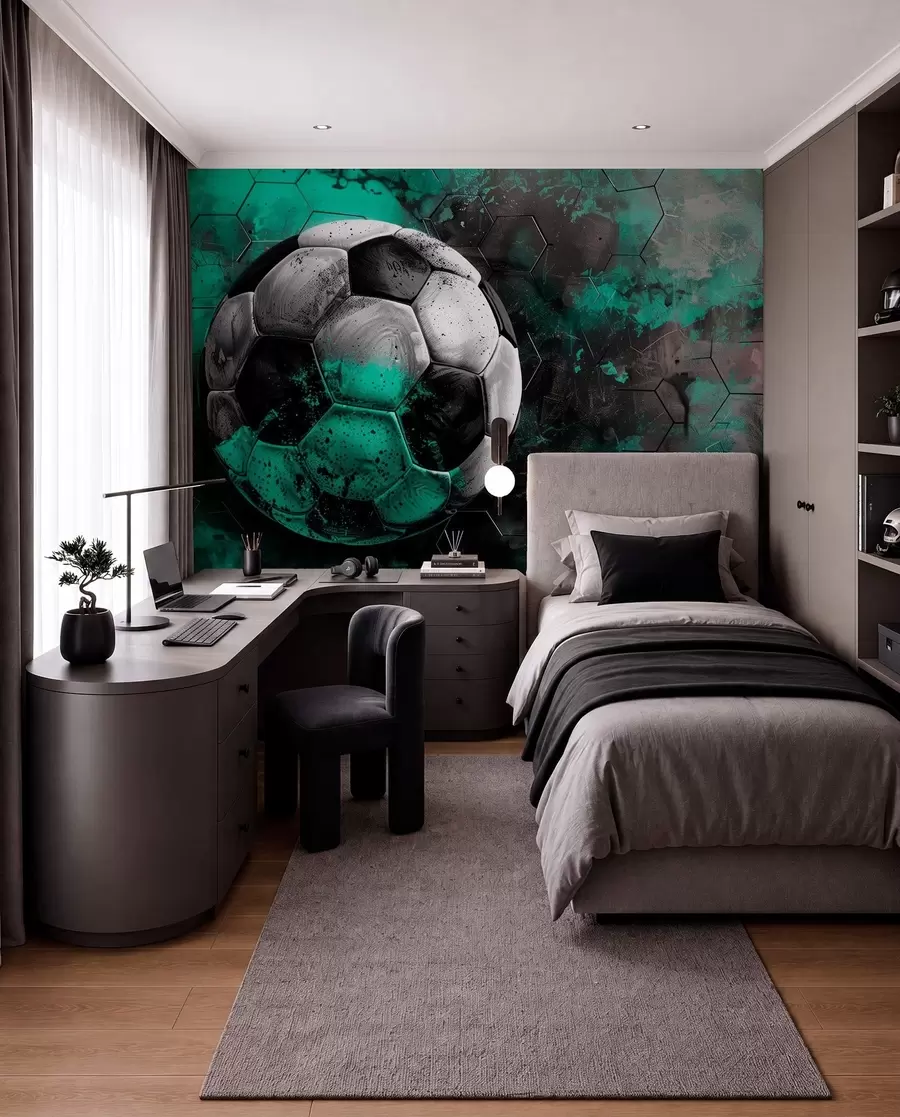 Fototapetes Futbola bumba w08618