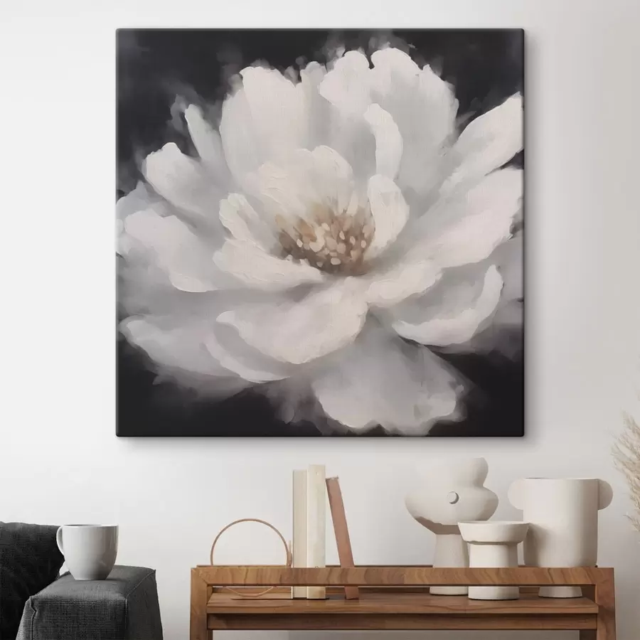 Glezna Baltā peonija s42338