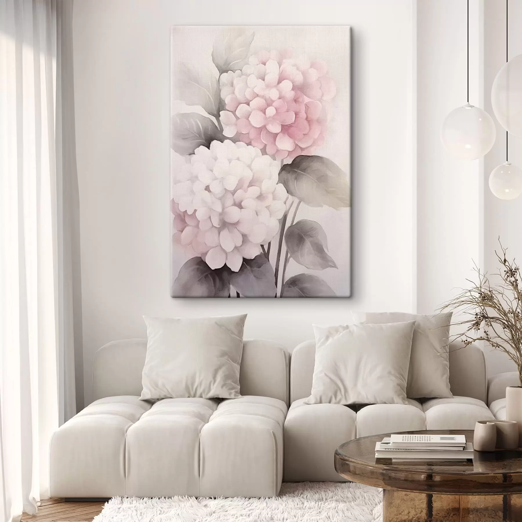 Fototapetes Hortenzijas ziedi s42348